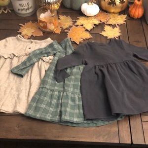 Set of 3 toddler 2T dresses
